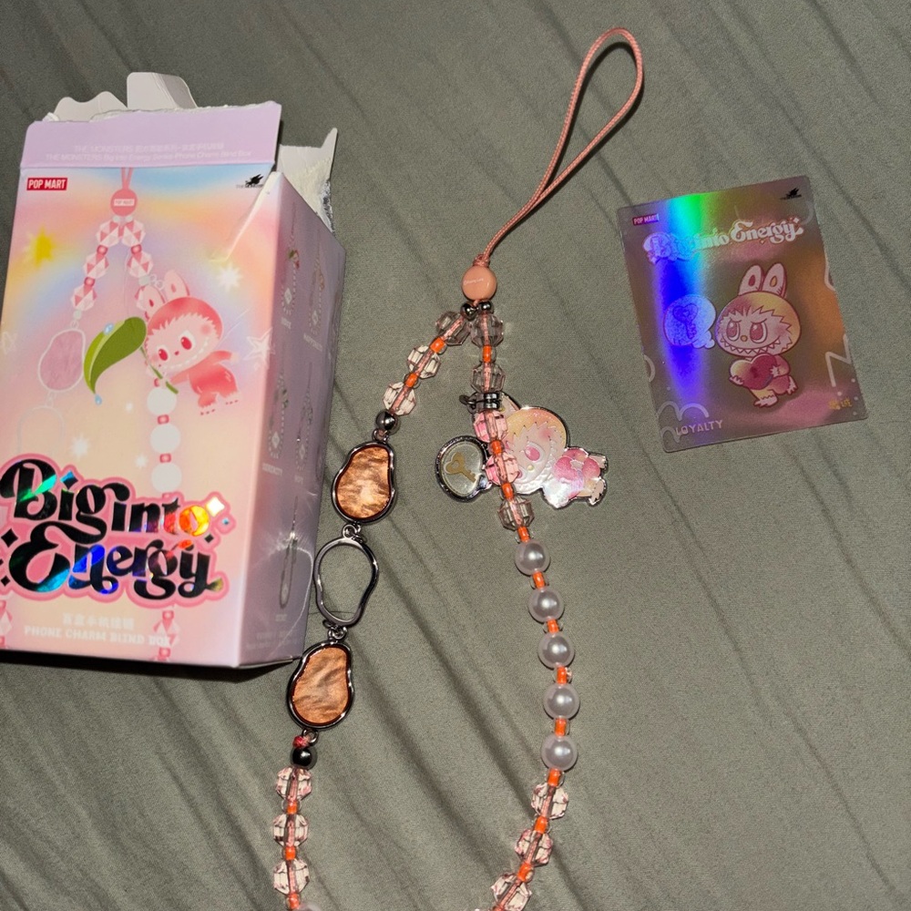 Big Into Energy Phone Wristlet Labubu Loyalty